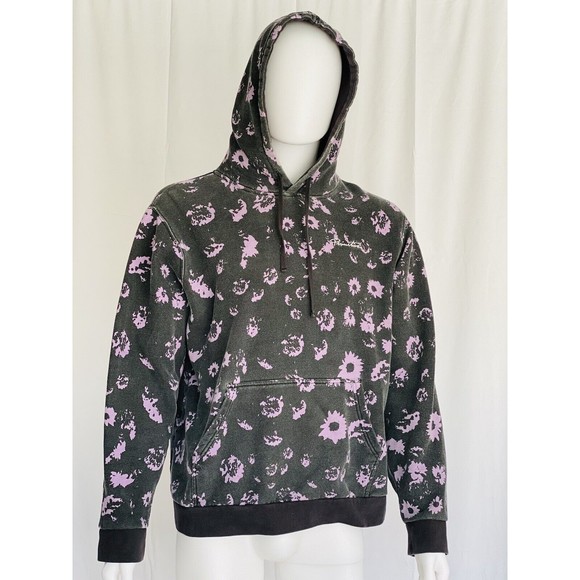 HOODIE brand PRIMITIVE style LAVENDER size L color BLACK Unisex - Picture 1 of 10